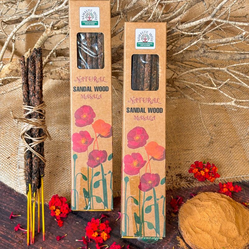 Naturalne Kadzidełka Masala – Drzewo sandałowe