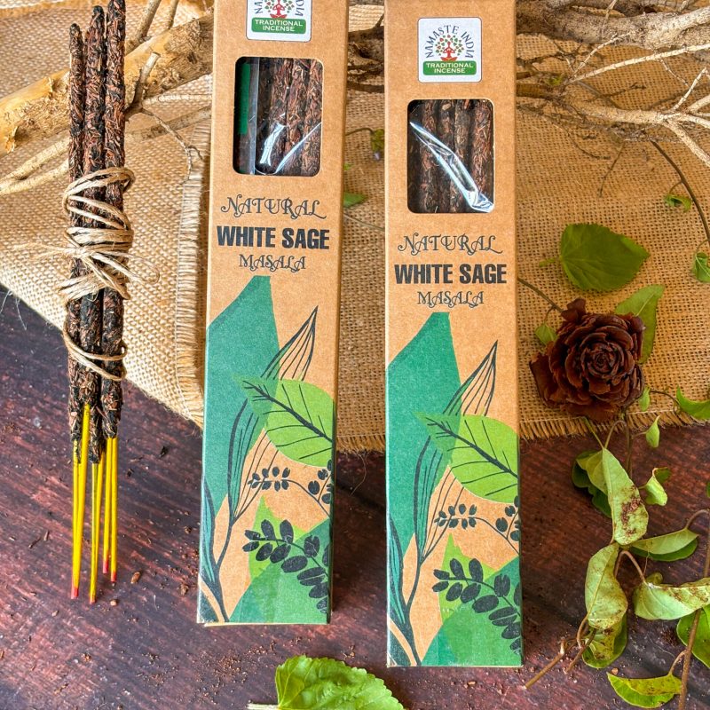 Naturalne Kadzidełka Masala – Biała Szałwia