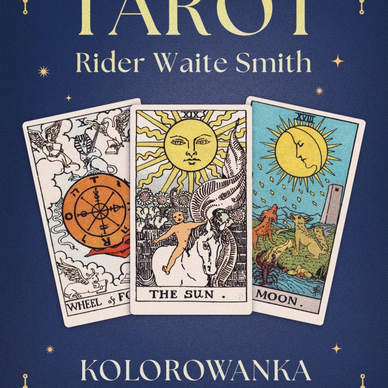 Tarot Rider Waite Smith. Kolorowanka